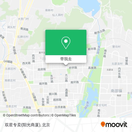 双星专卖(阳光商厦)地图