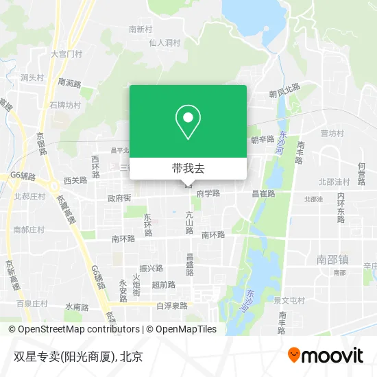 双星专卖(阳光商厦)地图