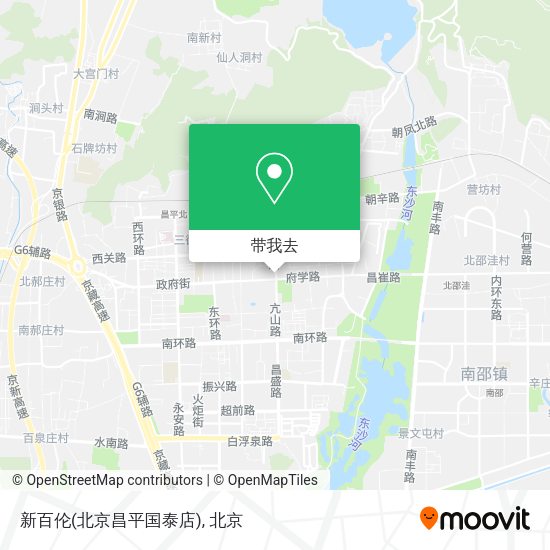 新百伦(北京昌平国泰店)地图