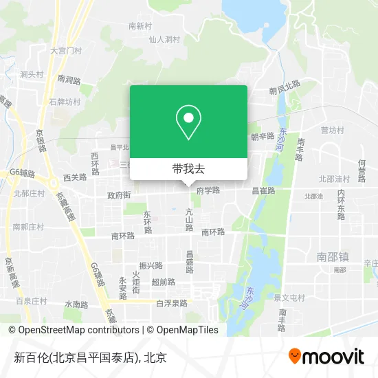 新百伦(北京昌平国泰店)地图