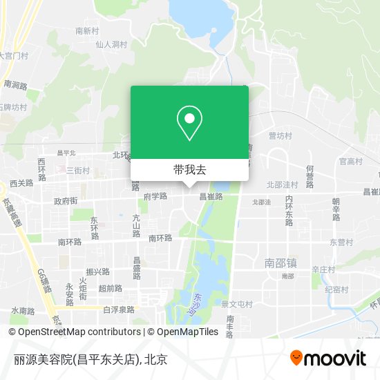 丽源美容院(昌平东关店)地图