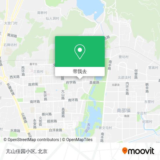 亢山佳园小区地图