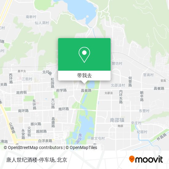 唐人世纪酒楼-停车场地图