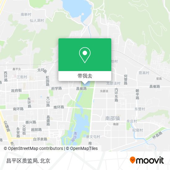 昌平区质监局地图