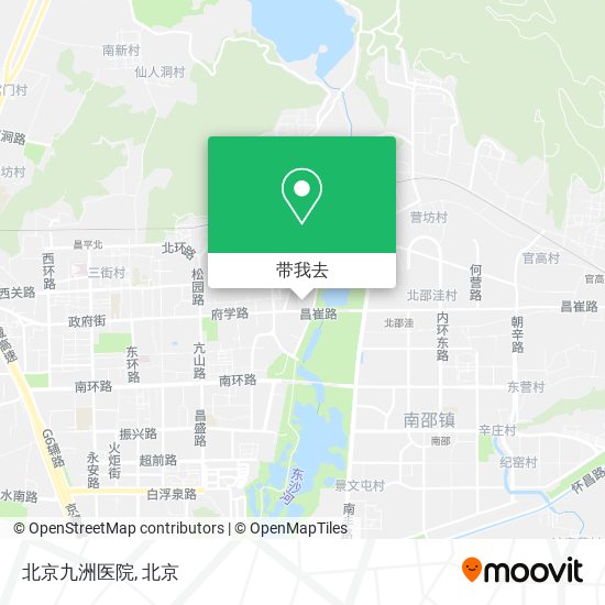 北京九洲医院地图
