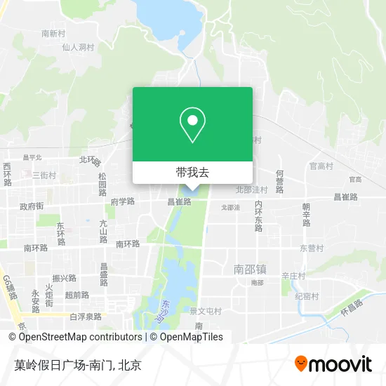 菓岭假日广场-南门地图