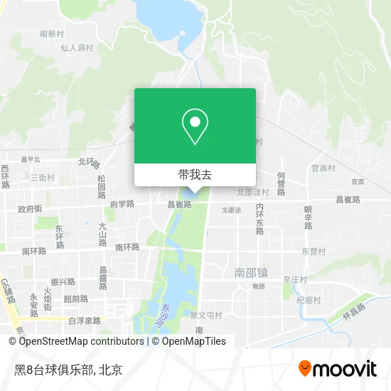 黑8台球俱乐部地图