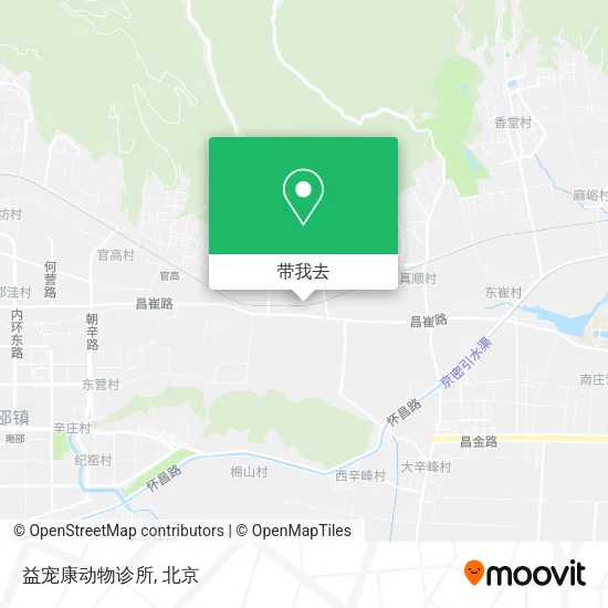 益宠康动物诊所地图
