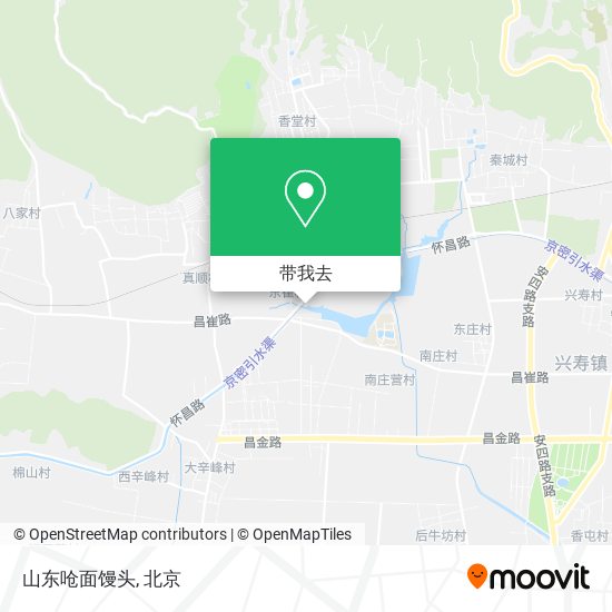 山东呛面馒头地图