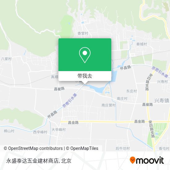 永盛泰达五金建材商店地图