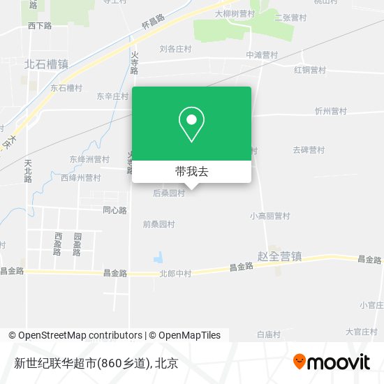 新世纪联华超市(860乡道)地图