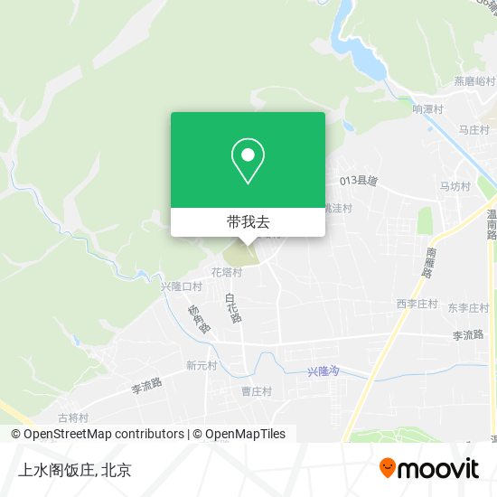 上水阁饭庄地图