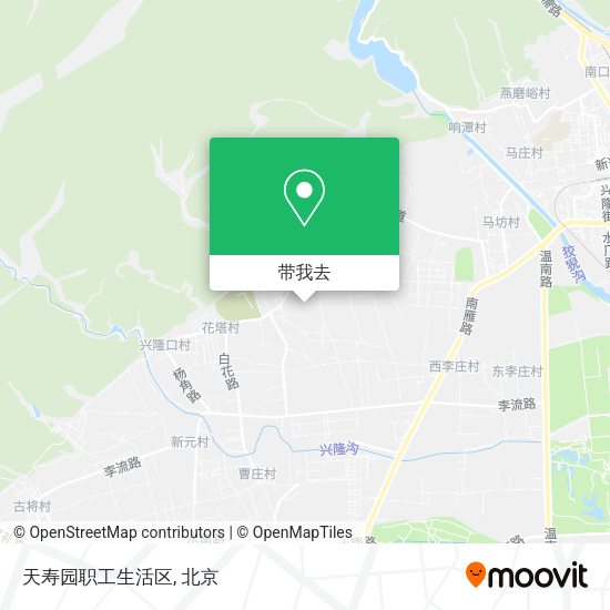天寿园职工生活区地图