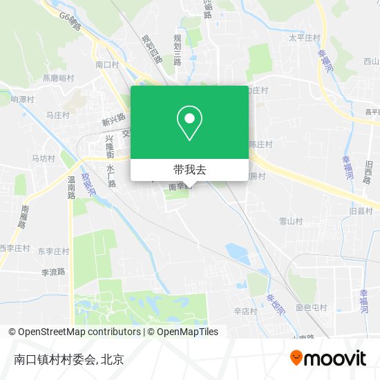 南口镇村村委会地图
