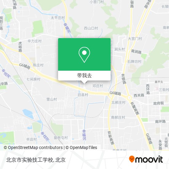 北京市实验技工学校地图