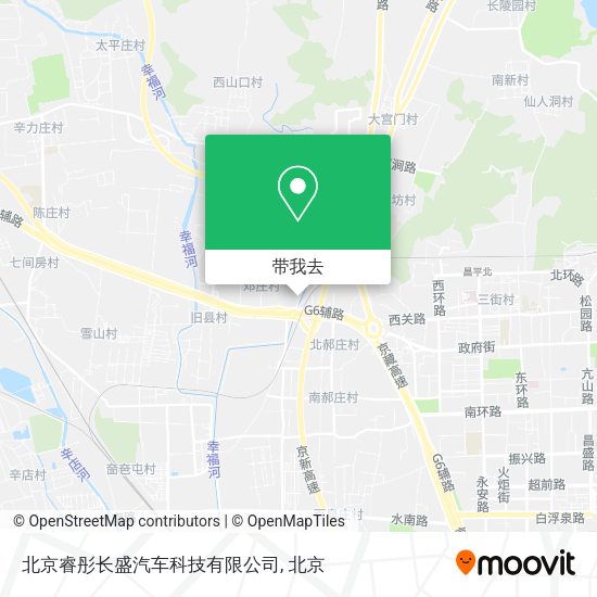 北京睿彤长盛汽车科技有限公司地图