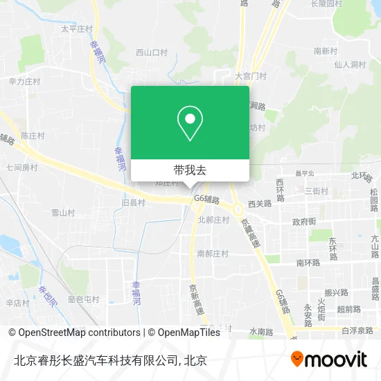 北京睿彤长盛汽车科技有限公司地图