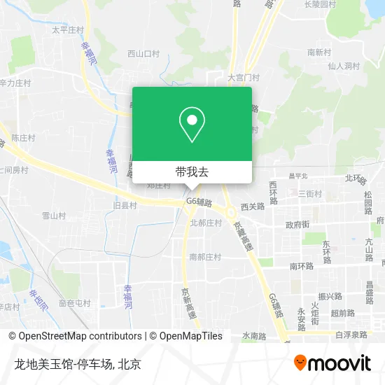 龙地美玉馆-停车场地图
