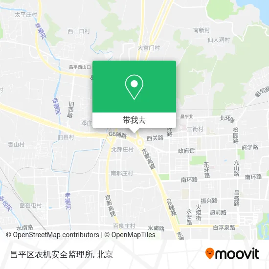 昌平区农机安全监理所地图