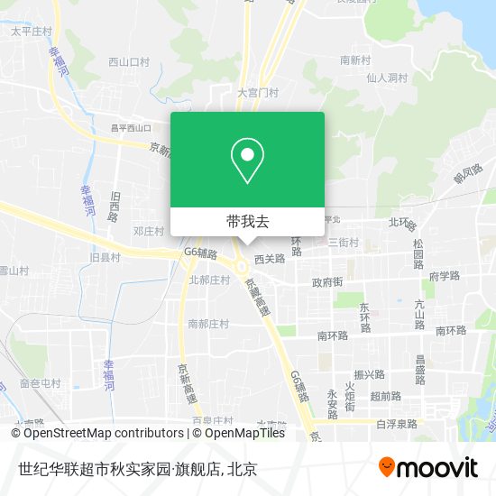 世纪华联超市秋实家园·旗舰店地图