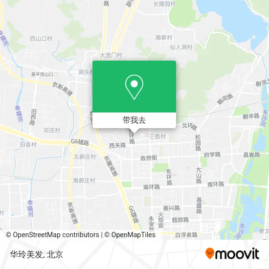华玲美发地图