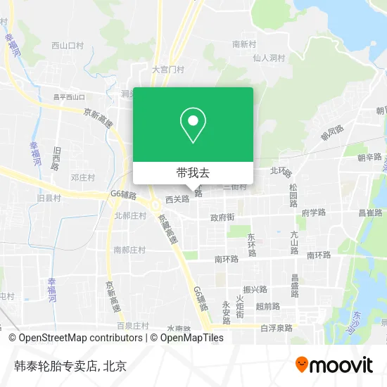 韩泰轮胎专卖店地图