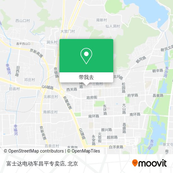 富士达电动车昌平专卖店地图