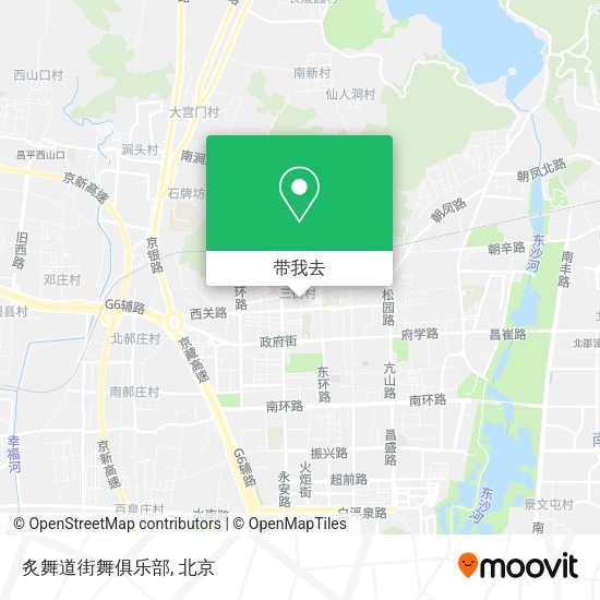 炙舞道街舞俱乐部地图