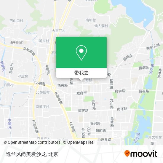 逸丝风尚美发沙龙地图