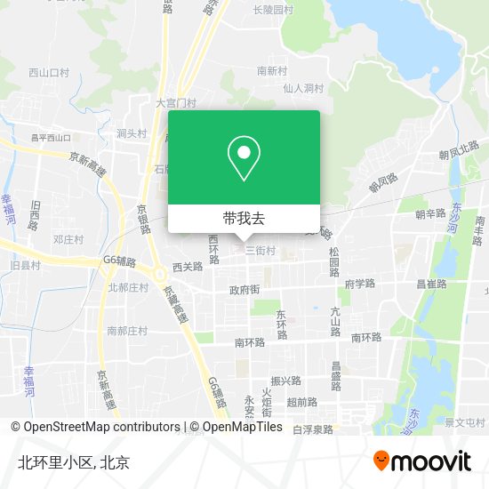 北环里小区地图