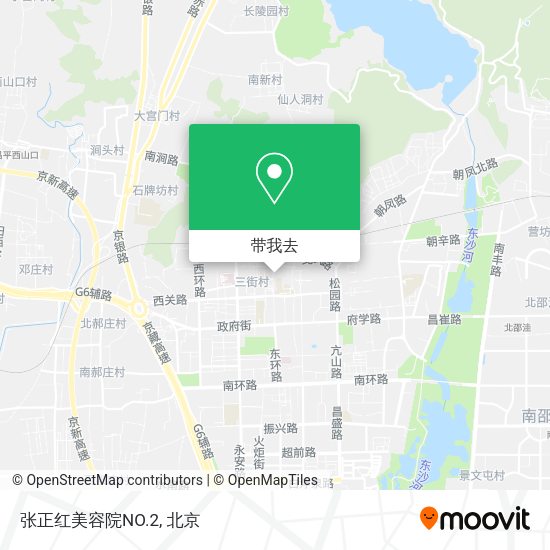 张正红美容院NO.2地图
