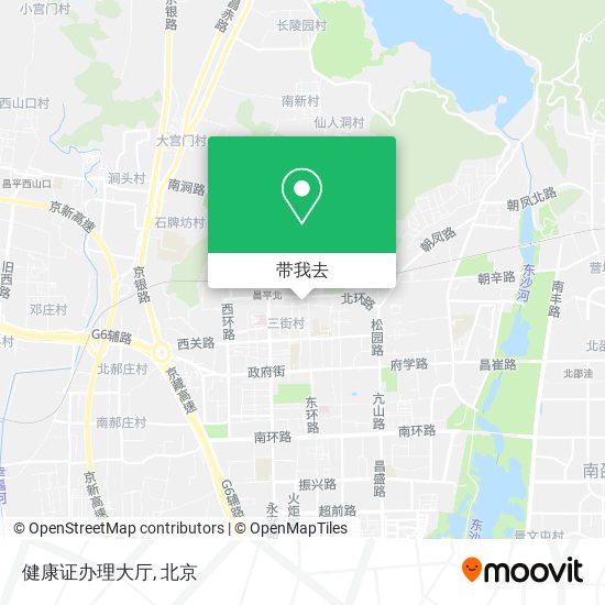 健康证办理大厅地图