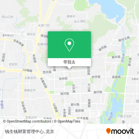 钱生钱财富管理中心地图