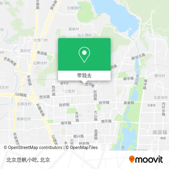 北京思帆小吃地图