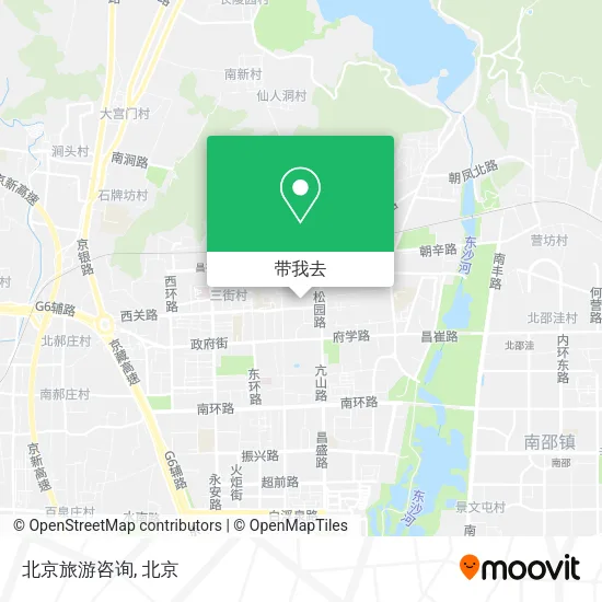 北京旅游咨询地图