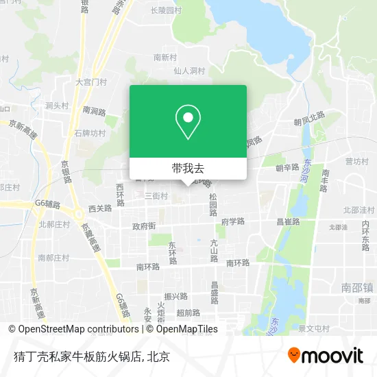 猜丁壳私家牛板筋火锅店地图