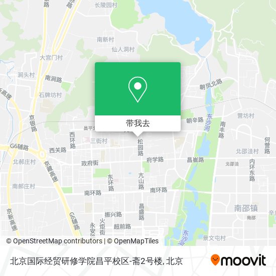 北京国际经贸研修学院昌平校区-斋2号楼地图