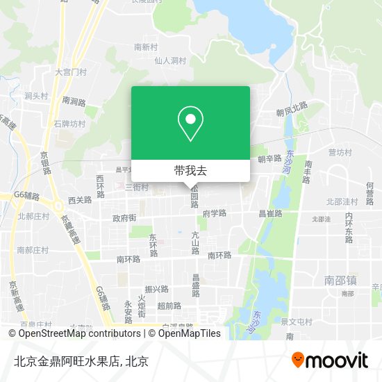 北京金鼎阿旺水果店地图
