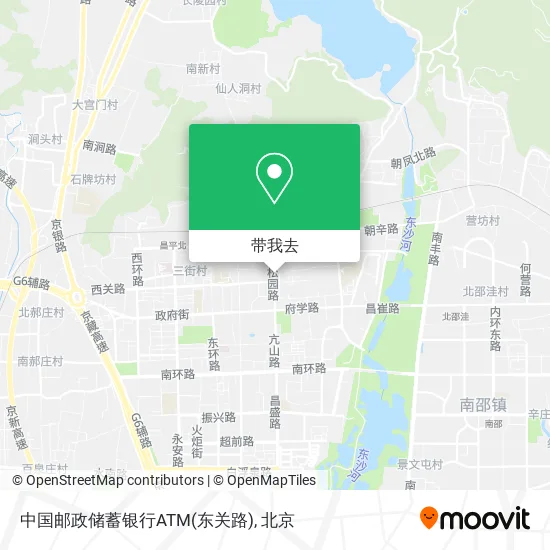 中国邮政储蓄银行ATM(东关路)地图