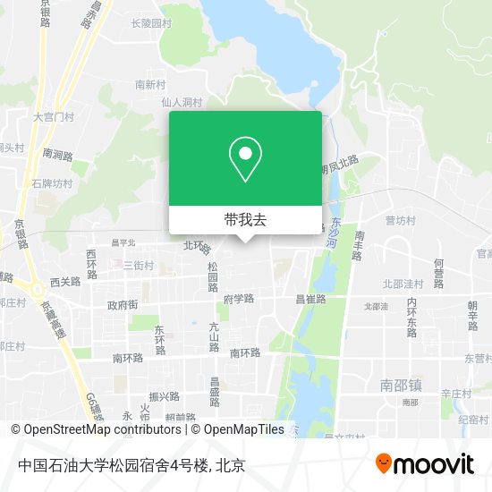 中国石油大学松园宿舍4号楼地图