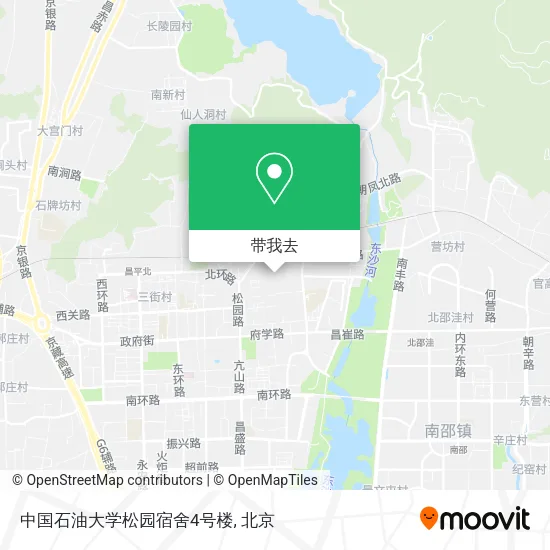 中国石油大学松园宿舍4号楼地图