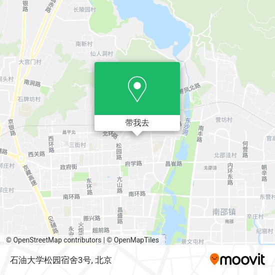 石油大学松园宿舍3号地图