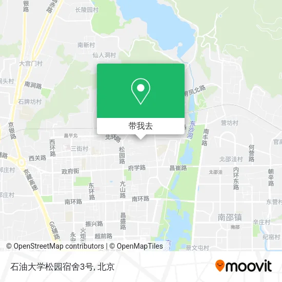 石油大学松园宿舍3号地图