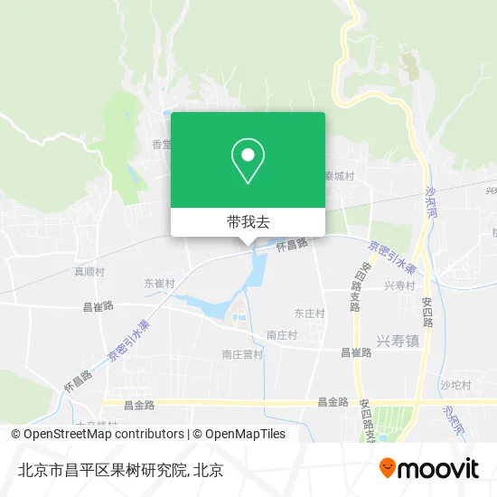 北京市昌平区果树研究院地图