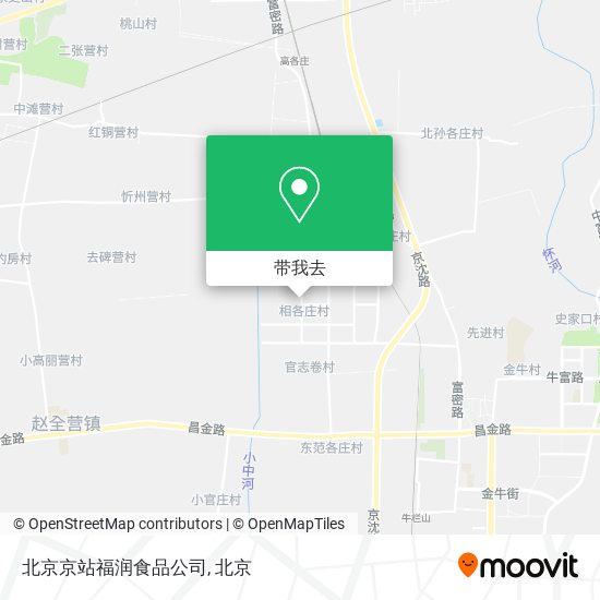 北京京站福润食品公司地图