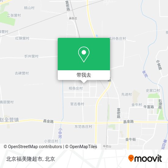 北京福美隆超市地图