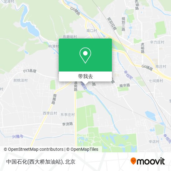 中国石化(西大桥加油站)地图