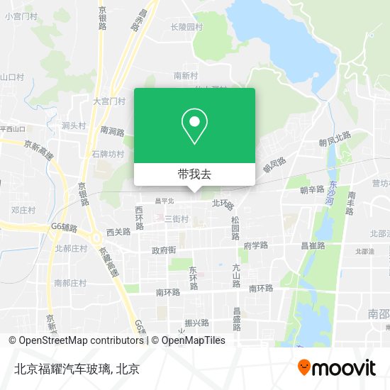 北京福耀汽车玻璃地图