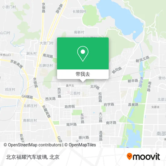 北京福耀汽车玻璃地图
