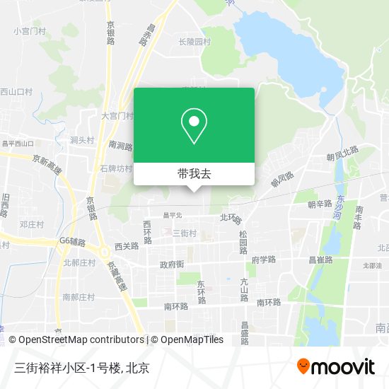 三街裕祥小区-1号楼地图